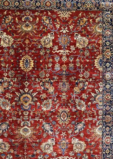 Shimmering Red Serapi 9' 11" x 14' 1"