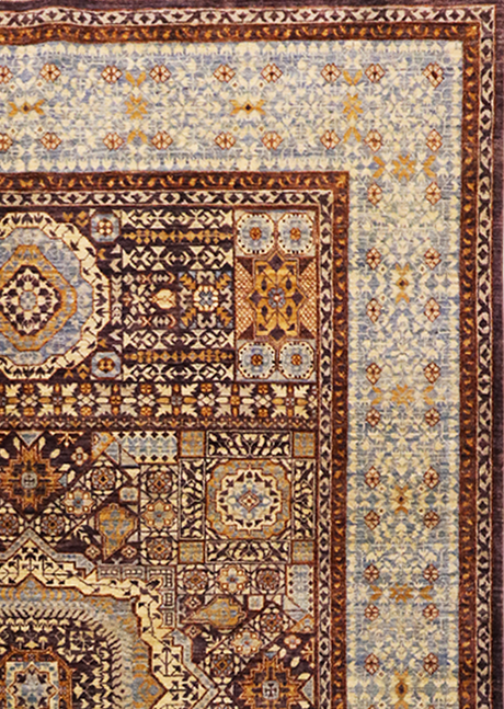 Geometric Ginger Mamluk 6'0" x 8'8"