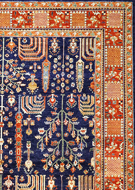 Navy Mandarin Serapi 9'2" x 11'11"