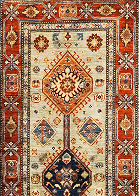 Apricot Runner Serapi 2'8" x 9'7"