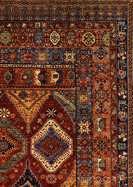 Symmetrical Scarlet Serapi 8'3" x 9'9"