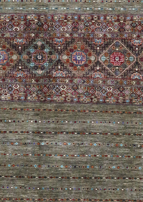 Striped Earth Khorjin 5' 7" x 8' 2"