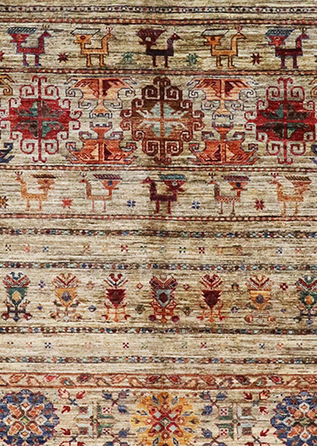 Champagne Animal Design Khorjin 5'7" x 8'1"