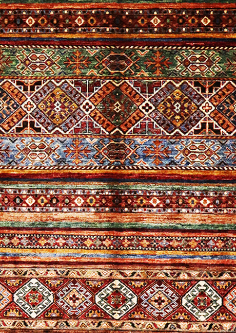 Clementine Honeycomb Khorjin 5'9" x 7'9"