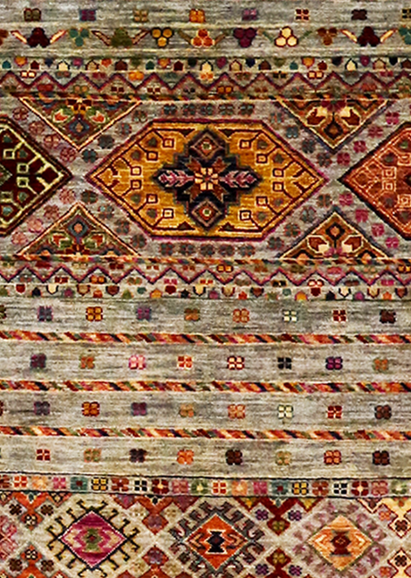 Ginger Honeycomb Khorjin 4'1" x 5'9"