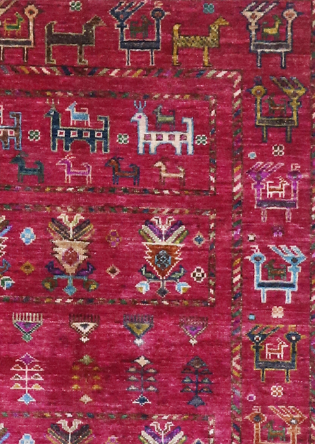 Ruby Animal Design Tribal 2' 9" x 4' 2"