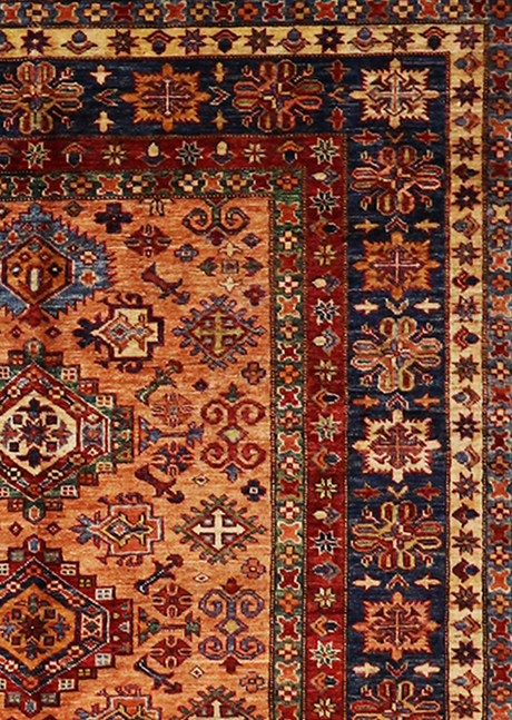 Marigold Orange Super Kazak 5'0" x 6'6"
