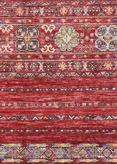 Brilliant Carnelian Khorjin 3' 3" x 5' 4"