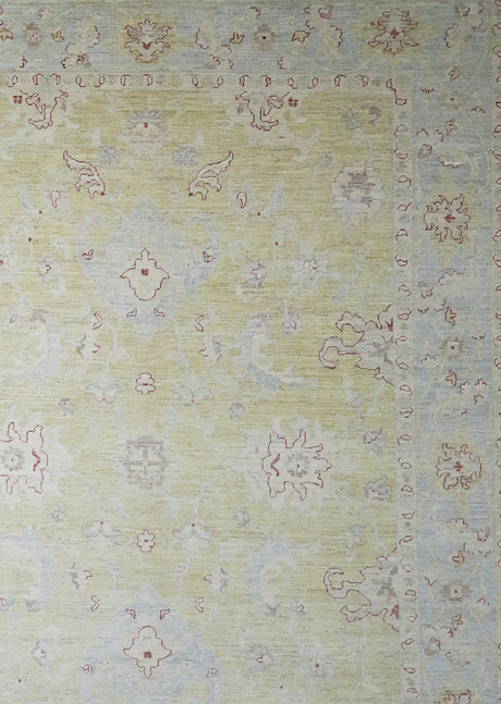 Fog Neutral Oushak 8'11" x 11'10"