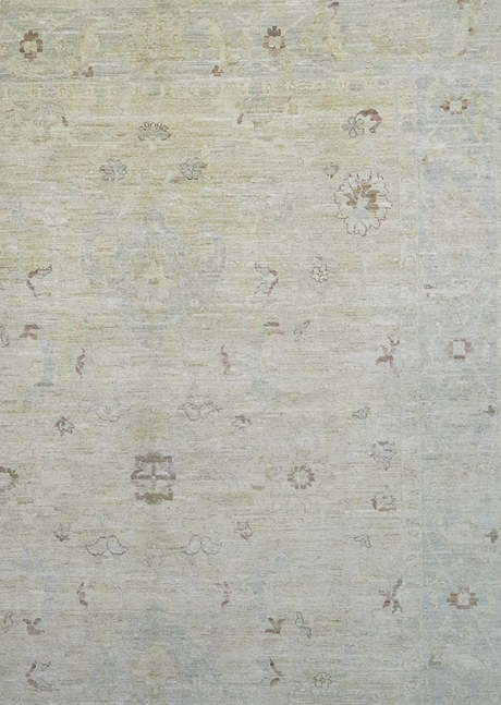 Smoke Neutral Oushak 8'8" x 11'9"