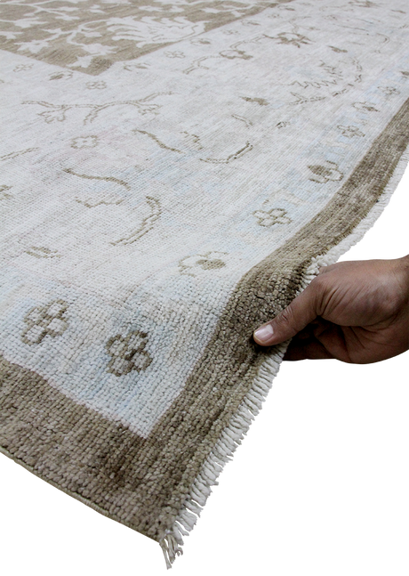 Floral Nocturne Oushak 9' x 12'4"