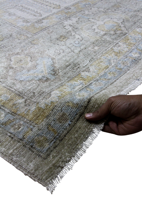 Tundra Smoke Oushak 8'7" x 11'4"