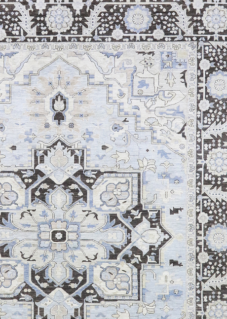 Winter Medallion Serapi 9'2" x 11'10"