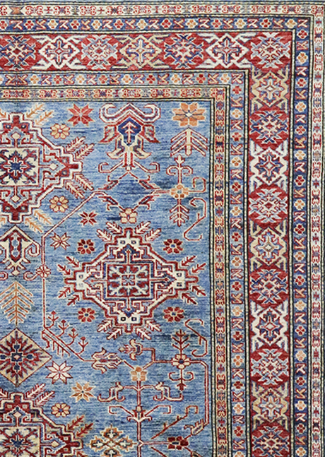 Sky Blue Super Kazak 5'6" x 8'2"