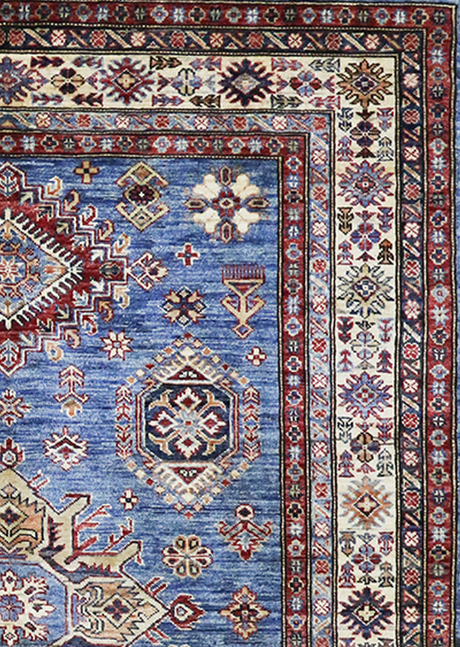 Sapphire Blue Super Kazak 5'0" x 7'1"