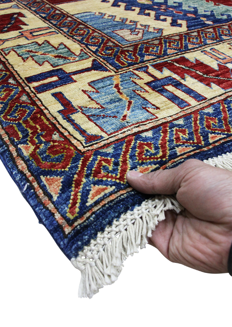 Multicolored Quartz Super Kazak 5'1" x 8'2"