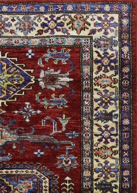 Geometric Curant Super Kazak 3'3" x 4'10"