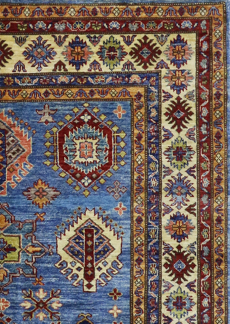 Brilliant Azurite Super Kazak 4'11" x 7'3"
