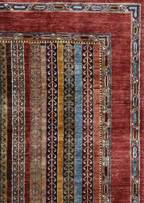 Striped Apple Super Kazak 4'1" x 5'11"