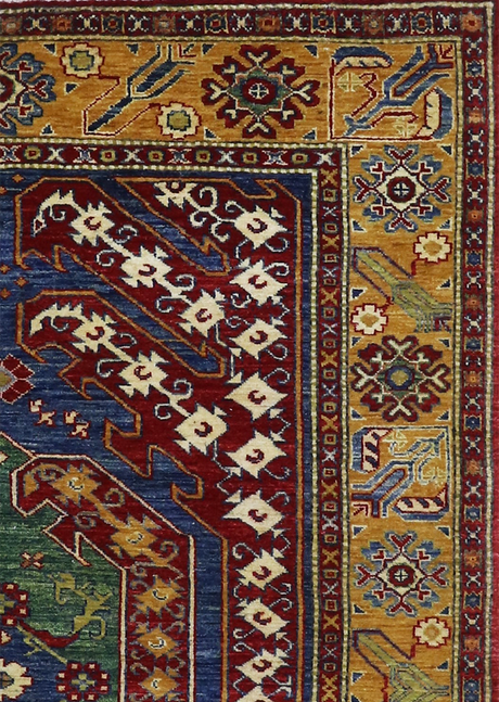 Garnet Red Super Kazak 4'11" x 6'0"