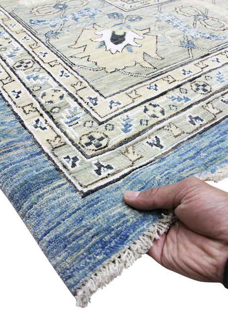 Ocean blue Abadeh 8'10" x 12'2"