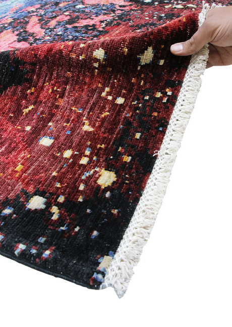 Cosmic Sapphire Galaxy 5'8" x 7'10"