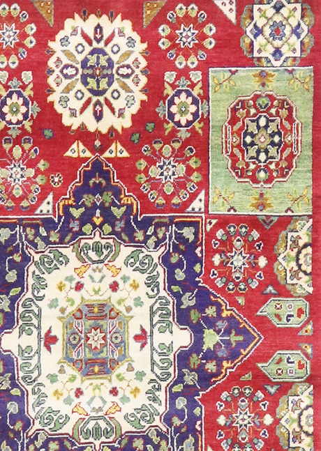 Brilliant Ruby Yak Kash 4'0" x 6'4"