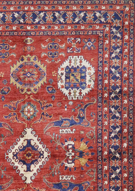 Saffron Red Super Kazak 6'10" x 9'9"