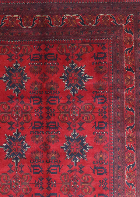 Burgundy Obsidian Bokara 6'7" X 9'6"