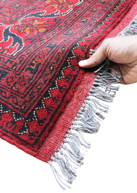 Burgundy Obsidian Bokara 6'7" X 9'6"