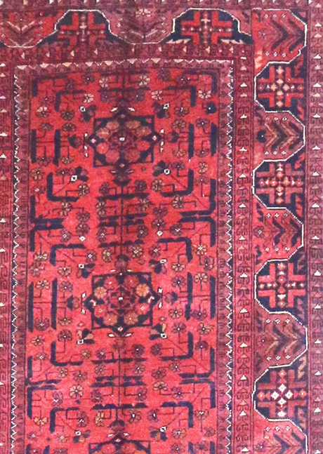 Azure Rose Bokara 3'4" x 5'0"