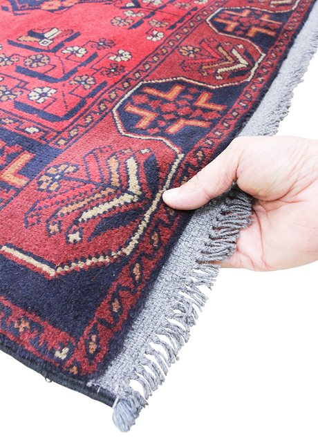 Cardinal Red Bokara 3'4" x 4'9"