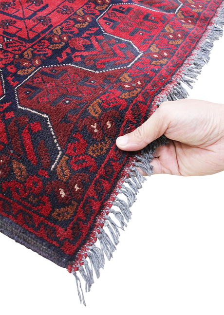 Spinel Red Bokara 3'4" x 4'9"