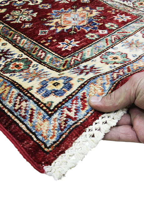 Spinel Red Super Kazak 1' 11" x 3' 2"