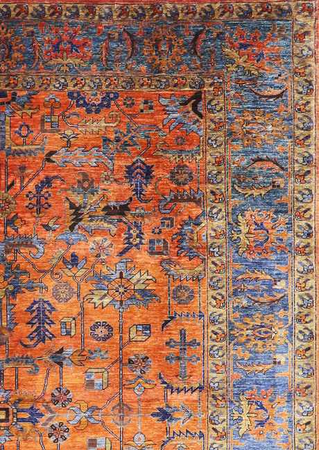Bright Mandarin Sultanabad 9'0" x 11'6"
