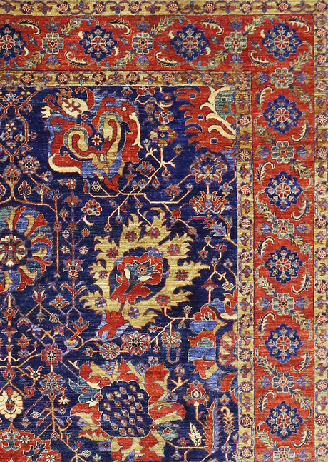 Ultramarine Ruby Ziegler 9'1" x 11'11"