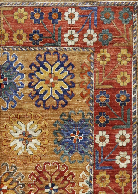 Floral Topaz Mughal 6'9" x 9'6"