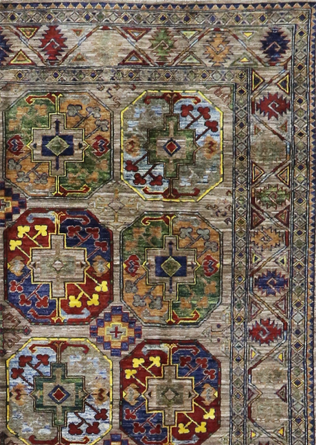 Geometrical Acorn Fil Pai 6'8" x 8'5"