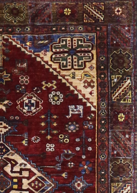 Scarlet Red Kashqai 3'10" x 6'1"