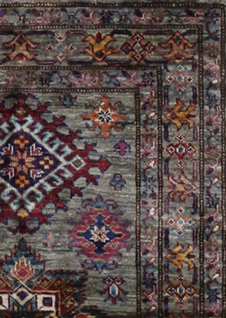 Amber Smoke Super Kazak 2'9" x 4'2"