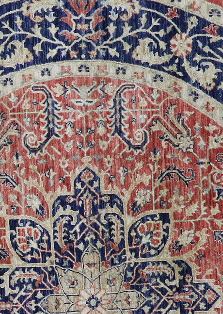 Round Rose Serapi 8'1" x 8'2"