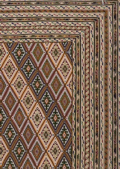 Beige Diamond Kilim 6'3" x 8'1"