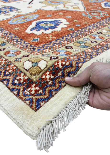 Navy Medallion Tribal 4' 2" x 6'