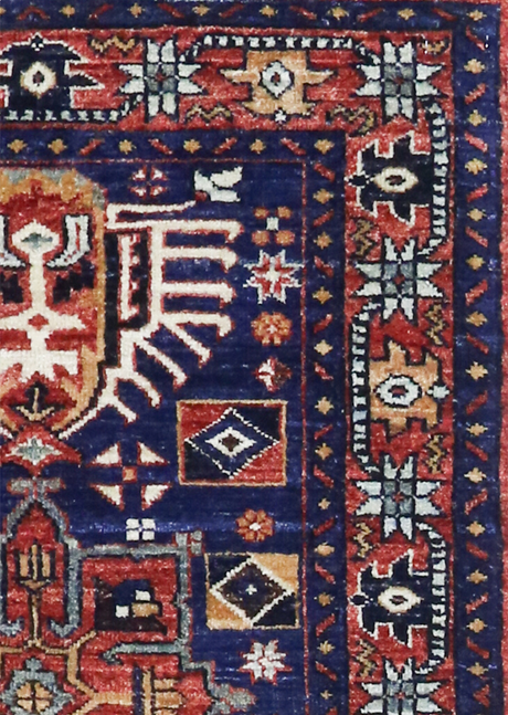 Navy Sunset Tribal 2' 9" x 4' 1"