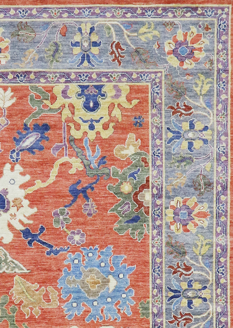 Floral Marigold Oushak 8' 0 x 9' 9"