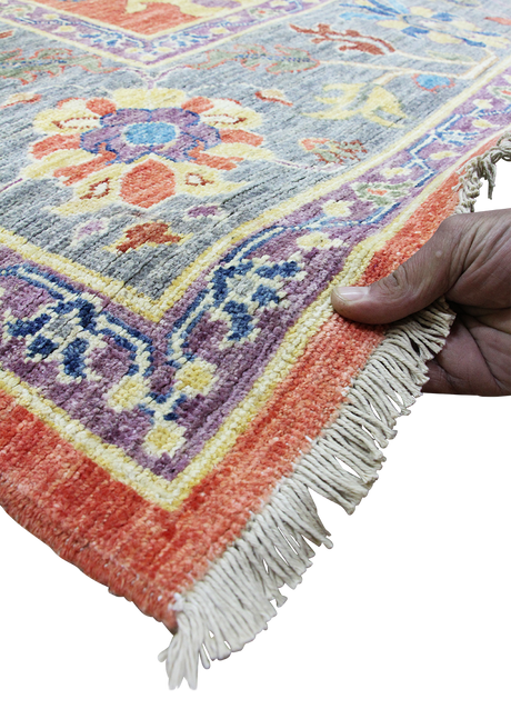 Floral Marigold Oushak 8' 0 x 9' 9"