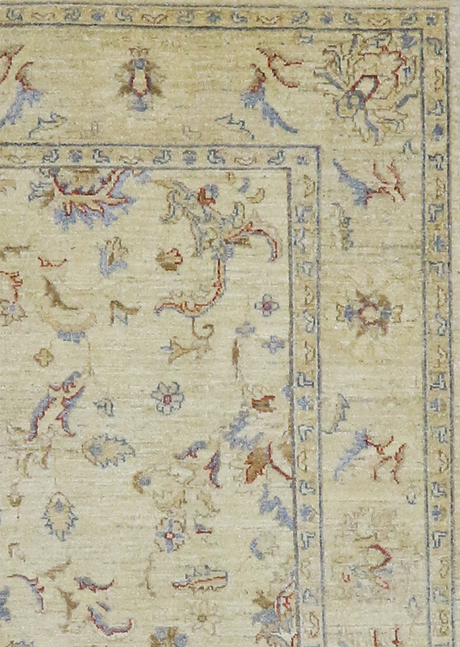 Floral Seashell Ziegler 6' 3" x 8' 6"