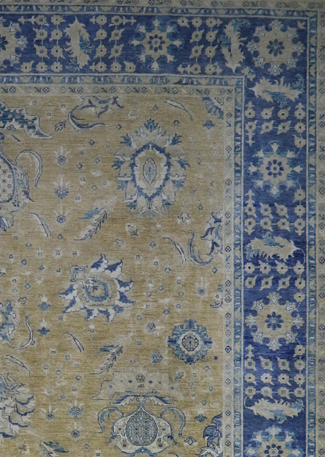 Smoked Evergreen Chobi 10' x 13' 9"