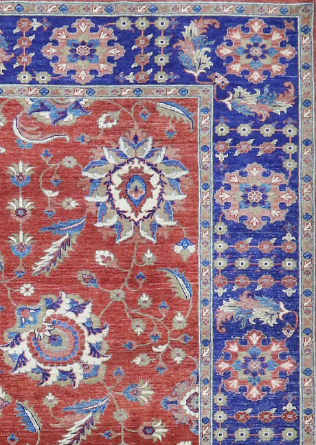 Striking Red Chobi 8' 2" x 9' 7"