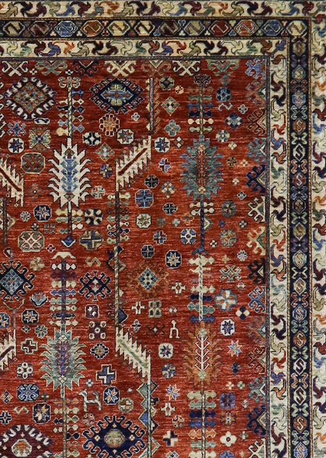 Floral Saffron Serapi 8' 11" x 11' 9"